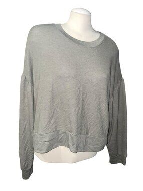 Arizona Jean Co Womens Sz XXL Green Long Sleeve Soft Stretchy Sweater Top